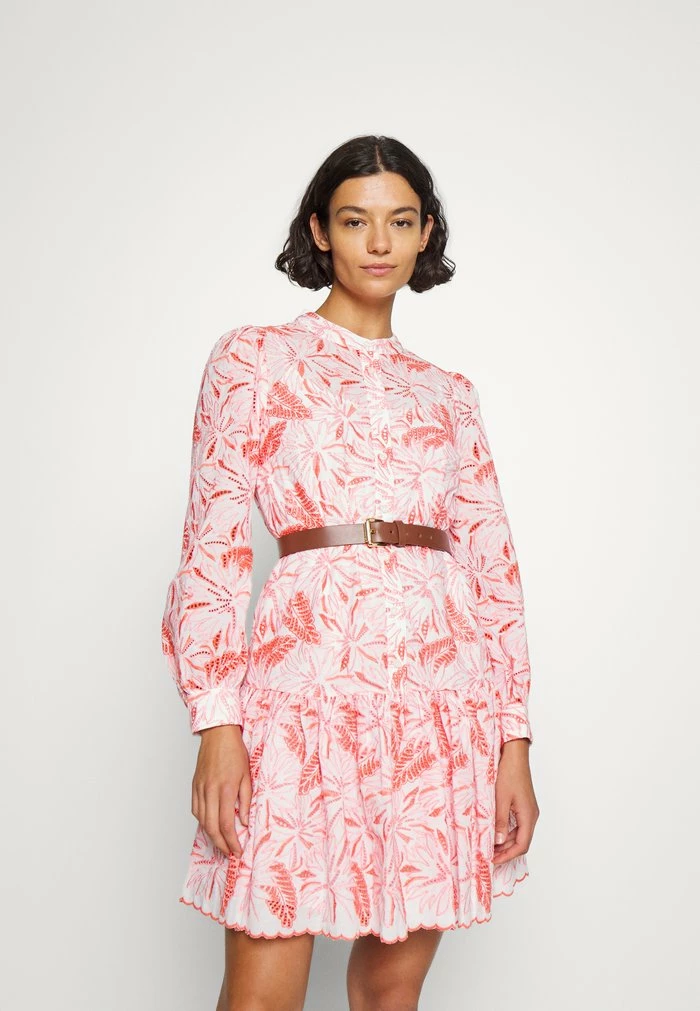 MICHAEL Michael Kors MINI DRESS - Shirt Dress - Coral 3 MICHAEL Michael Kors MINI DRESS - Shirt Dress - Coral