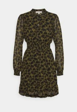 MICHAEL Michael Kors PALMETTO SMOCK DRESS - Day Dress - Smoky Olive -MICHAEL Michael Kors shop d4e3ee3c33ea438aae6106158b43f2bc