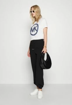 MICHAEL Michael Kors PULL ON - Tracksuit Bottoms - Black -MICHAEL Michael Kors shop d546aa1327b542b3a2e0ab6ef2bd4125