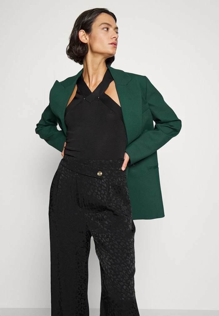 MICHAEL Michael Kors WIDE LEG PANTS - Trousers - Black 6 MICHAEL Michael Kors WIDE LEG PANTS - Trousers - Black - Image 4