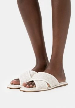 MICHAEL Michael Kors GIDEON SLIDE - Mules - Natural