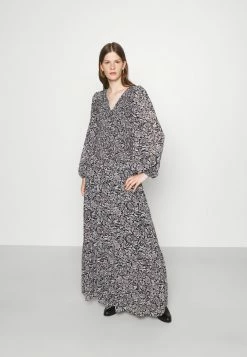 MICHAEL Michael Kors BICOLOR DRESS - Maxi Dress - Black/white