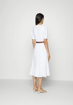 MICHAEL Michael Kors MIDI - Shirt Dress - White -MICHAEL Michael Kors shop da48ee46961a4ca18460107d3cd43174