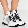 MICHAEL Michael Kors GEORGIE TRAINER - Trainers - Bright White/metallic