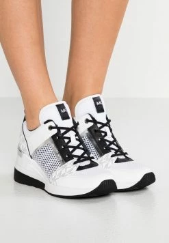 MICHAEL Michael Kors GEORGIE TRAINER - Trainers - Bright White/metallic