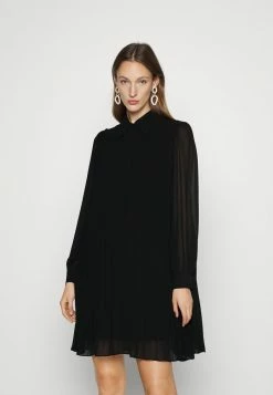 MICHAEL Michael Kors PLEATED MINI DRESS - Day Dress - Black