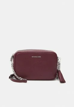 MICHAEL Michael Kors JET SET CAMERA BAG - Across Body Bag - Merlot
