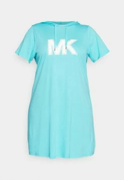 MICHAEL Michael Kors MKSTUD DRESS PLUS SIZE - Shirt Dress - Turquoise -MICHAEL Michael Kors shop dcd6333fc2954e11a3e0f31279982994