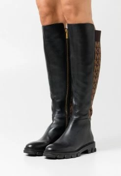 MICHAEL Michael Kors RIDLEY BOOT - Over-the-knee Boots - Black/brown