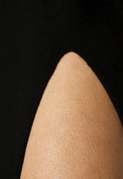 MICHAEL Michael Kors EASY SLIT MIDI - Day Dress - Black -MICHAEL Michael Kors shop e061439b18444824ab643c4238c98d25