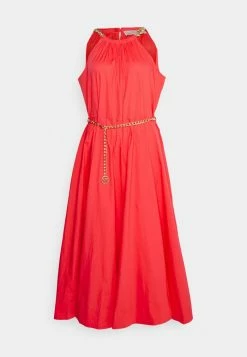 MICHAEL Michael Kors CHAIN BELT HALTER - Cocktail Dress / Party Dress - Sangria -MICHAEL Michael Kors shop e127ac048cd643368d1fbe67473ce09e