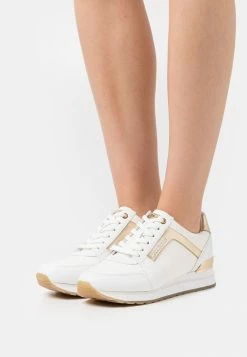 MICHAEL Michael Kors BILLIE TRAINER - Trainers - Optic White/gold