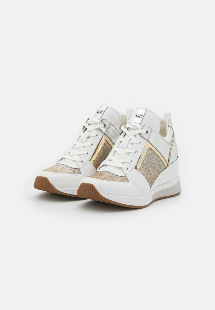 MICHAEL Michael Kors GEORGIE - Trainers - Silver/gold 5 MICHAEL Michael Kors GEORGIE - Trainers - Silver/gold - Image 3