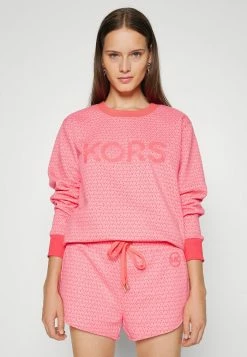 MICHAEL Michael Kors MK DOT UNISEX TONAL - Sweatshirt - Sangria -MICHAEL Michael Kors shop e2330aa4589544bea4d632fc3331a0d1