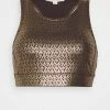 MICHAEL Michael Kors FOIL SPORTS BRA - Top - Chocolate 1 MICHAEL Michael Kors FOIL SPORTS BRA - Top - Chocolate -MICHAEL Michael Kors shop e42acbd26cf44cd691d50729c1392d43