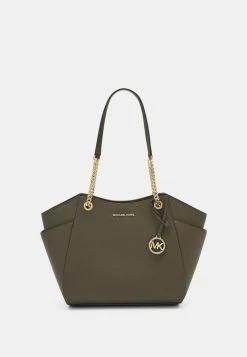 MICHAEL Michael Kors JET TRAVEL CHAIN TOTE - Handbag - Olive