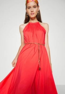 MICHAEL Michael Kors CHAIN BELT HALTER - Cocktail Dress / Party Dress - Sangria -MICHAEL Michael Kors shop e69f6e6aa0d54c639f28ac9e1f9b779f