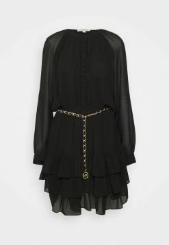 MICHAEL Michael Kors CHAIN BELT MINI DRESS - Cocktail Dress / Party Dress - Black 14 MICHAEL Michael Kors CHAIN BELT MINI DRESS - Cocktail Dress / Party Dress - Black -MICHAEL Michael Kors shop e6a8e3f3e93444a0a4d608e39f85540a