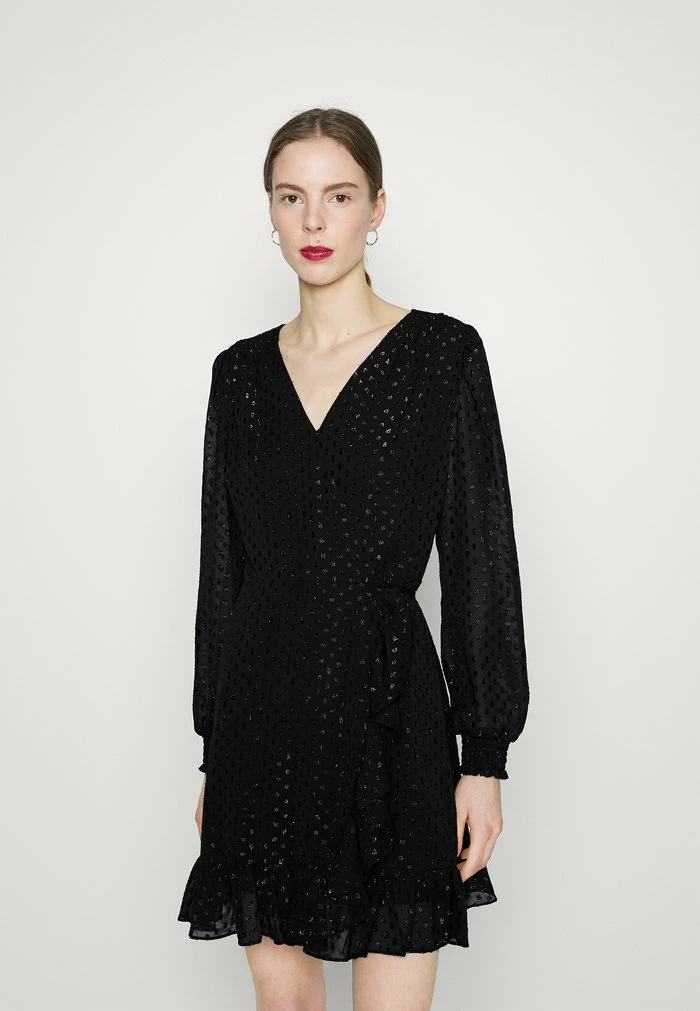 MICHAEL Michael Kors CLIP WRAP - Cocktail Dress / Party Dress - Black 3 MICHAEL Michael Kors CLIP WRAP - Cocktail Dress / Party Dress - Black