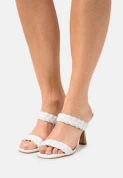 MICHAEL Michael Kors CLARA - Heeled Mules - Optic White