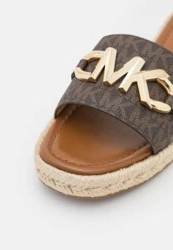MICHAEL Michael Kors IZZY SLIDE - Mules - Brown/multicolor -MICHAEL Michael Kors shop e81e99278c904293b8bc9f66b7bf8ab3