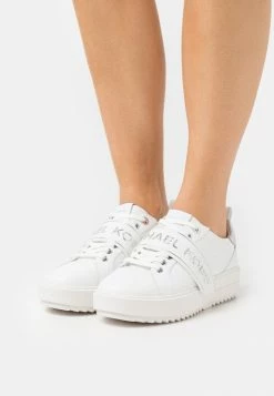 MICHAEL Michael Kors EMMETT STRAP LACE UP - Trainers - Optic White