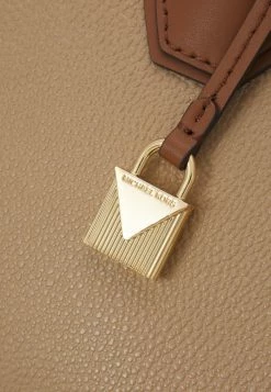 MICHAEL Michael Kors MERCER ACORDION MESSENGER - Handbag - Camel Multi -MICHAEL Michael Kors shop e8885b6a6e2a4f469ec95dc8b7692c68