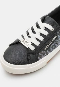 MICHAEL Michael Kors IZETTA GLITTER - Trainers - Black/silver -MICHAEL Michael Kors shop ec1515fb8c17444ba142f0b6c6fb3ab7