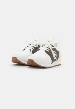 MICHAEL Michael Kors DASH TRAINER - Trainers - Optic White/brown -MICHAEL Michael Kors shop ed294cb513f34504ab66cc8477c708d6