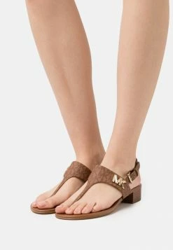 MICHAEL Michael Kors JILLY - T-bar Sandals - Luggage