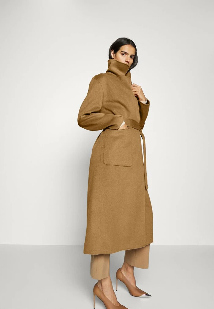 MICHAEL Michael Kors DOUBLEFACE ROBE COAT - Classic Coat - Cafe 7 MICHAEL Michael Kors DOUBLEFACE ROBE COAT - Classic Coat - Cafe - Image 5