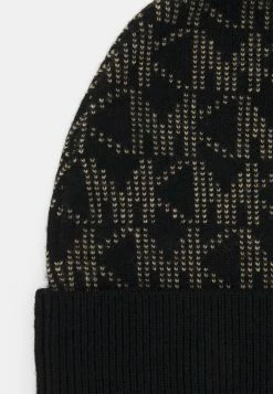 MICHAEL Michael Kors B0LD DOT BEANIE - Beanie - Black/khaki -MICHAEL Michael Kors shop ee86b1d1174e40f389e5290b44a5f340
