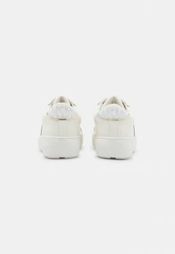 MICHAEL Michael Kors JORDANA POPPY - Trainers - White/gold -MICHAEL Michael Kors shop ef4a3843b2c04c8cbda2a279d36fcb56