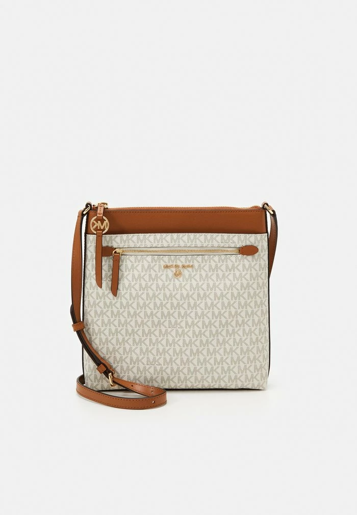 MICHAEL Michael Kors JET CHARM FLAT XBODY - Across Body Bag - Vanilla 4 MICHAEL Michael Kors JET CHARM FLAT XBODY - Across Body Bag - Vanilla - Image 2