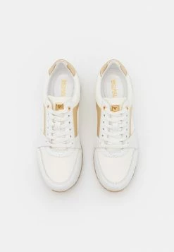 MICHAEL Michael Kors BILLIE TRAINER - Trainers - Optic White/gold -MICHAEL Michael Kors shop f0ae604ea87e40f0bc25af50b8dca476