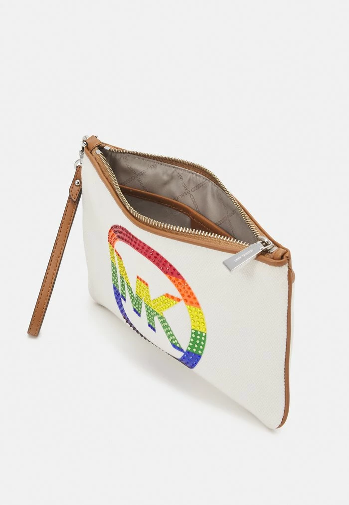MICHAEL Michael Kors JET WRISTLET - Clutch - Optic White 5 MICHAEL Michael Kors JET WRISTLET - Clutch - Optic White - Image 3