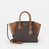 MICHAEL Michael Kors AVRIL SATCHEL - Handbag - Brown/acorn -MICHAEL Michael Kors shop f0eece4f740a44e7b5402cb3c31f2048