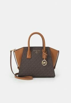 MICHAEL Michael Kors AVRIL SATCHEL - Handbag - Brown/acorn