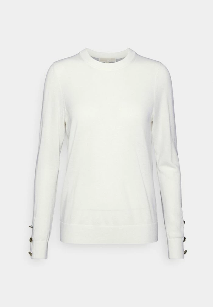 MICHAEL Michael Kors BUTTON - Jumper - Bone 6 MICHAEL Michael Kors BUTTON - Jumper - Bone - Image 4