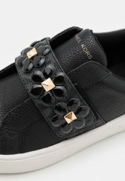 MICHAEL Michael Kors JEM FLORA - Trainers - Black/gold -MICHAEL Michael Kors shop f182faf6e92144838fc65b4b8b8690e2