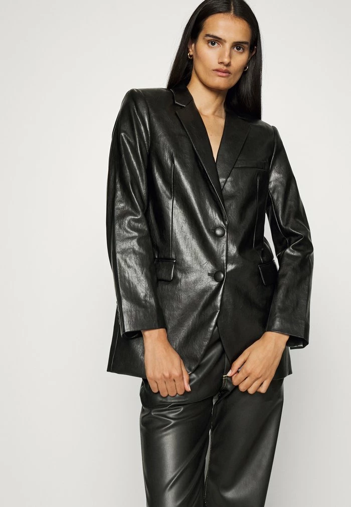 MICHAEL Michael Kors MENSY - Faux Leather Jacket - Black 7 MICHAEL Michael Kors MENSY - Faux Leather Jacket - Black - Image 5