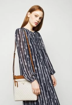 MICHAEL Michael Kors JET CHARM FLAT XBODY - Across Body Bag - Vanilla