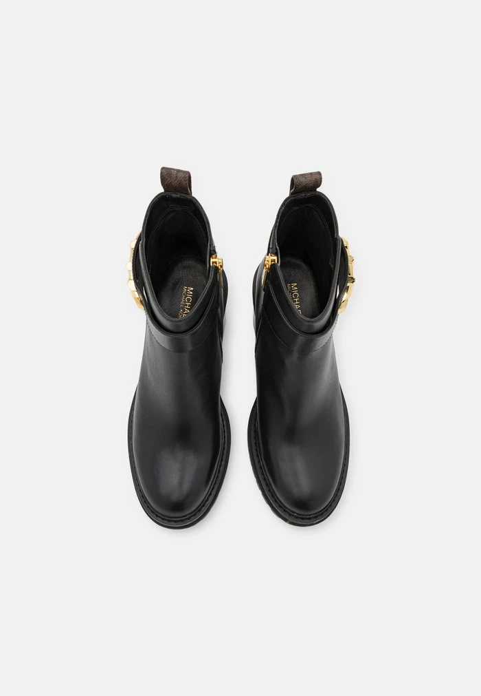 MICHAEL Michael Kors PARKER LUG BOOTIE - High Heeled Ankle Boots - Black/brown 7 MICHAEL Michael Kors PARKER LUG BOOTIE - High Heeled Ankle Boots - Black/brown - Image 5