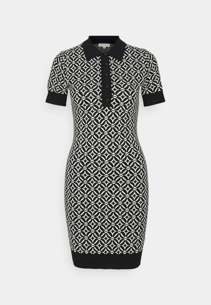 MICHAEL Michael Kors ECO LOGO TIE - Day Dress - Black/bone 7 MICHAEL Michael Kors ECO LOGO TIE - Day Dress - Black/bone - Image 5