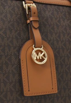MICHAEL Michael Kors HERITAGE TRAVEL SLEEVE TOTE - Tote Bag - Brown/acorn -MICHAEL Michael Kors shop f329ff8425a44d96b9fd395b20098502