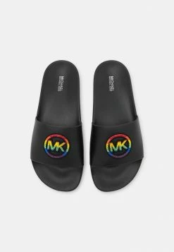 MICHAEL Michael Kors GILMORE SLIDE - Mules - Black -MICHAEL Michael Kors shop f3a06774e9924cdcb16d9f4adce4113d