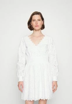 MICHAEL Michael Kors PALM EYELET - Day Dress - White