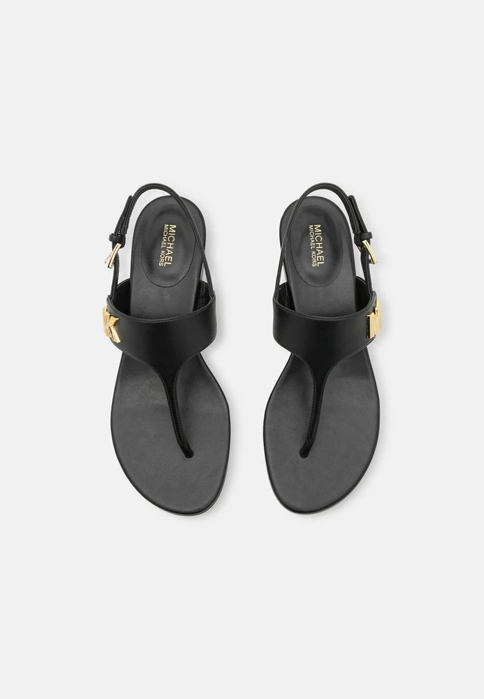 MICHAEL Michael Kors JILLY - T-bar Sandals - Black 7 MICHAEL Michael Kors JILLY - T-bar Sandals - Black - Image 5
