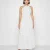 MICHAEL Michael Kors LAWN HALTER DRESS - Maxi Dress - White -MICHAEL Michael Kors shop f4f130387f2b45118287ee07e60a4ada