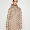 MICHAEL Michael Kors LONG PACKABLE PUFFER - Classic Coat - Champagne -MICHAEL Michael Kors shop f595f5dc61084b7d93dc7b08578995f5